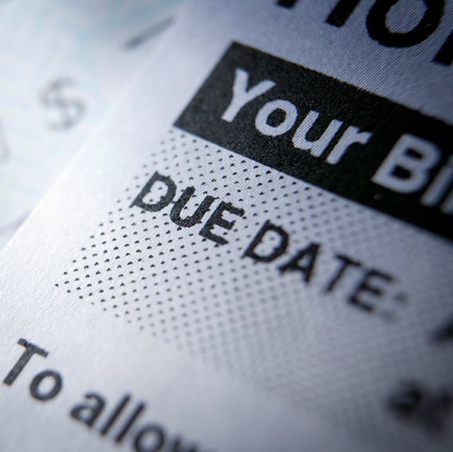 Overdue bill 640