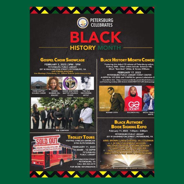 Black History Month for the website