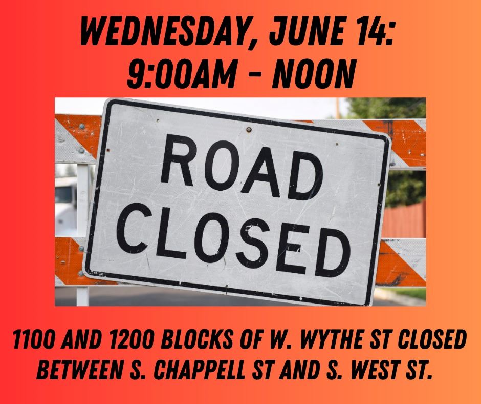 Road Closed June 14 2023