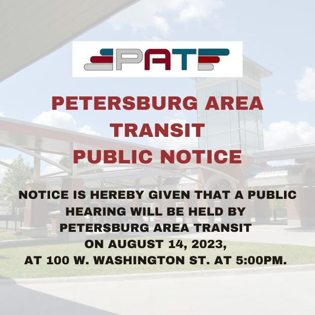 PUBLIC NOTICE PAT RBC Route 640