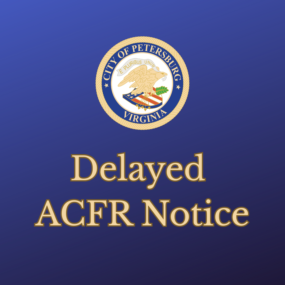 Delayed ACFR Notice 2025