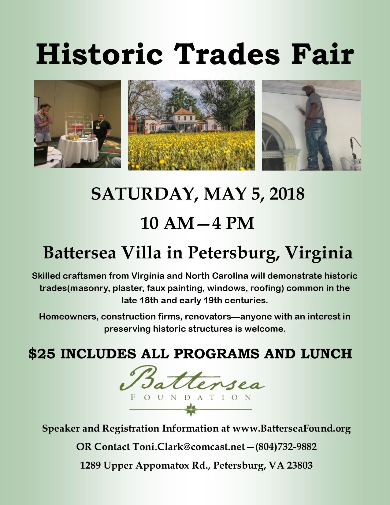 Historic Trades Fair Flyer