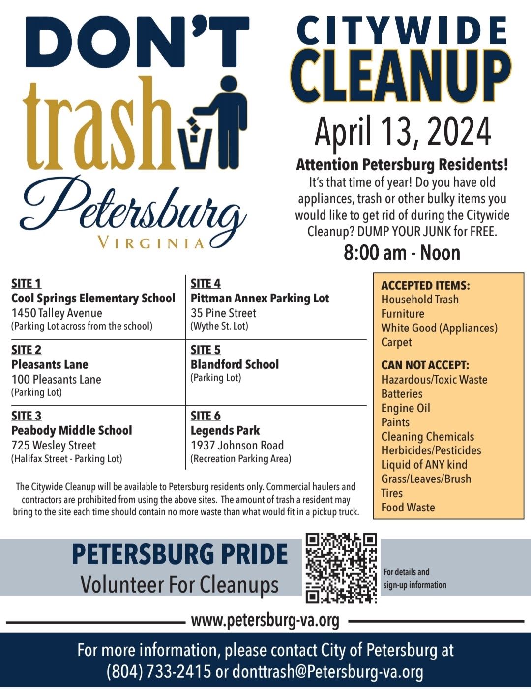 Citywide Spring Cleanup Flyer